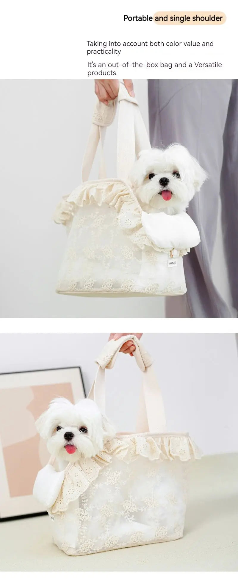 Sweet Lace - ONECUTE Puppy Carrier Bag