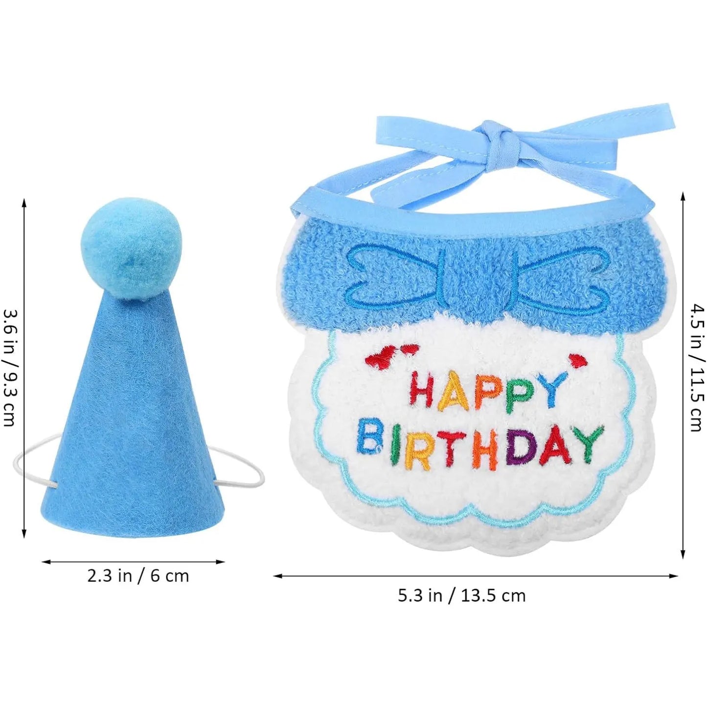 Birthday Bib and Hat Set