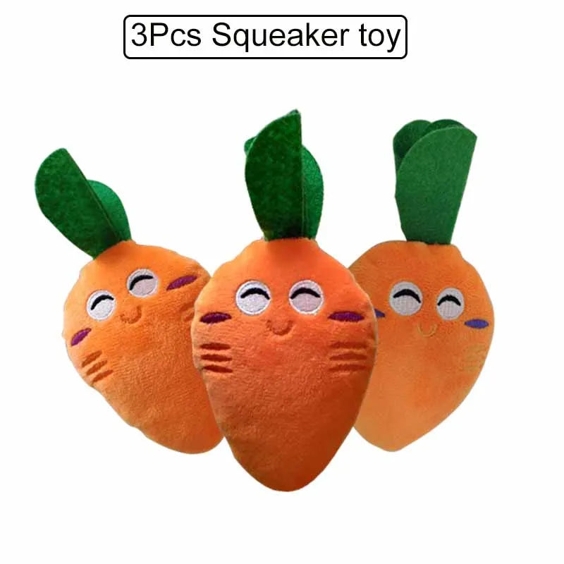 Carrot Hunter - Pull Radish Plush Toy