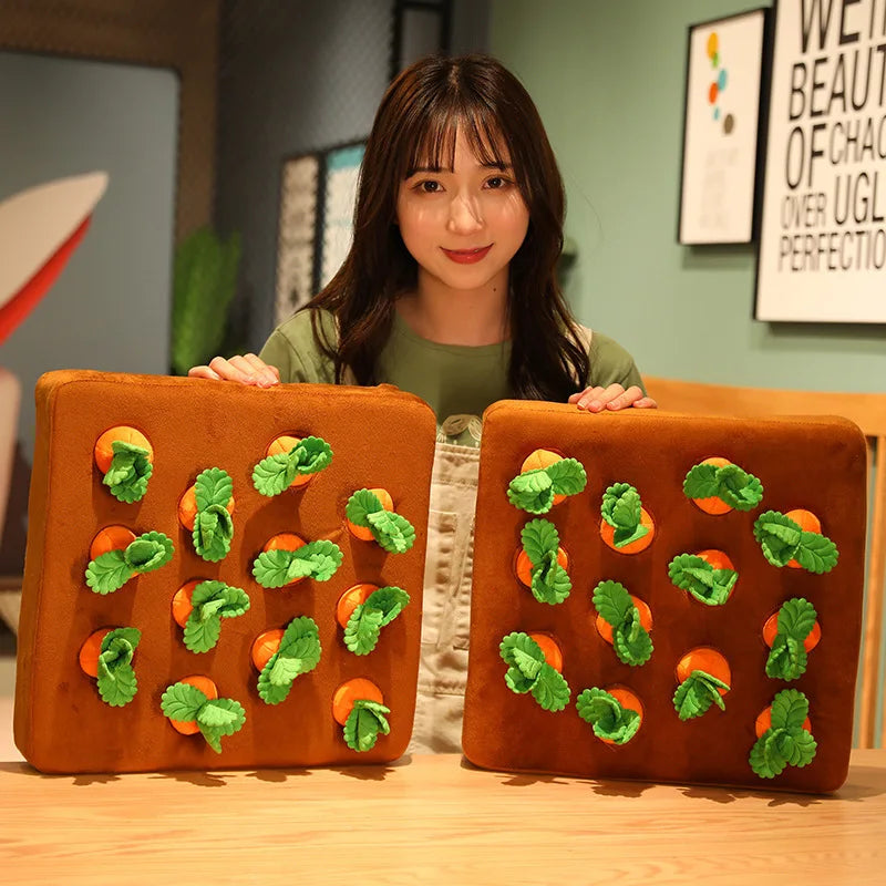 Carrot Hunter - Pull Radish Plush Toy