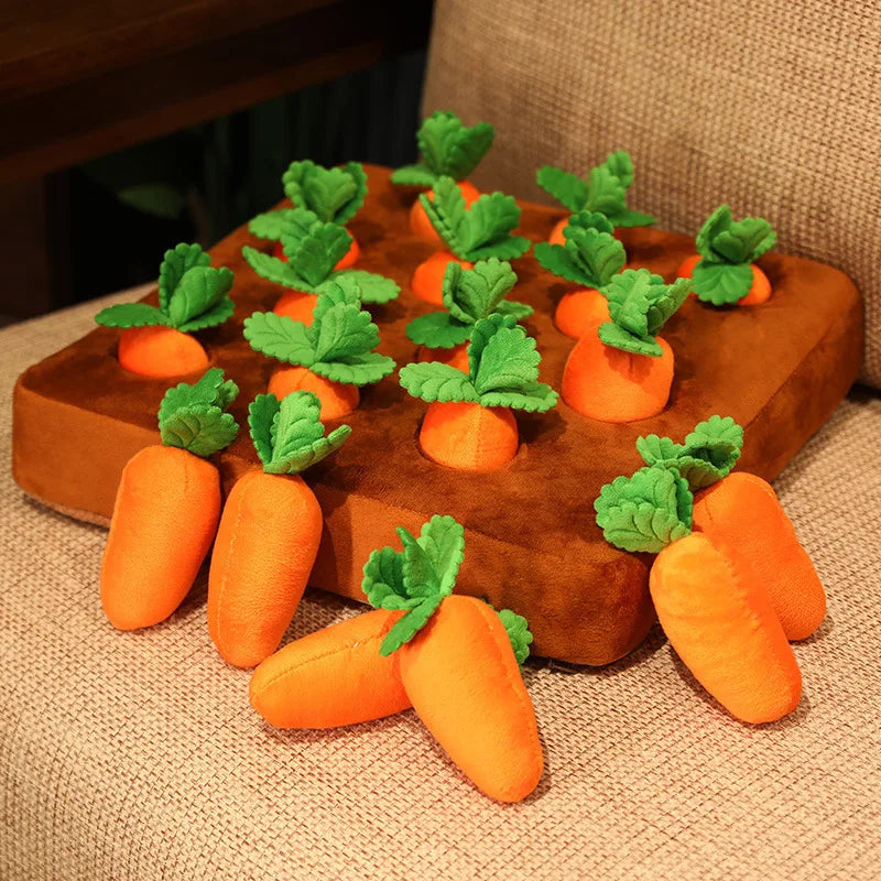Carrot Hunter - Pull Radish Plush Toy