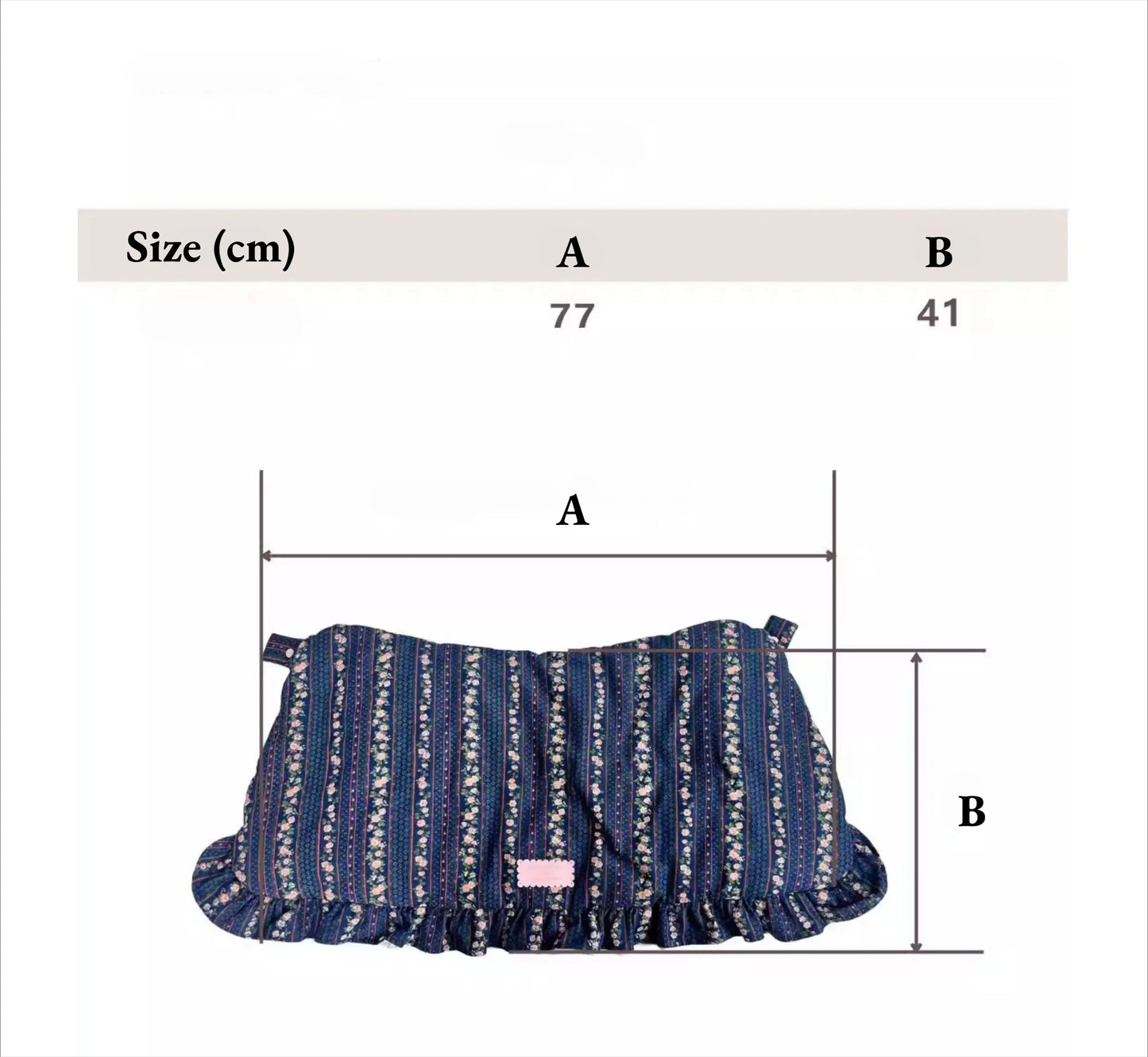 Autumn Bless Vintage Floral Denim Cart Guard