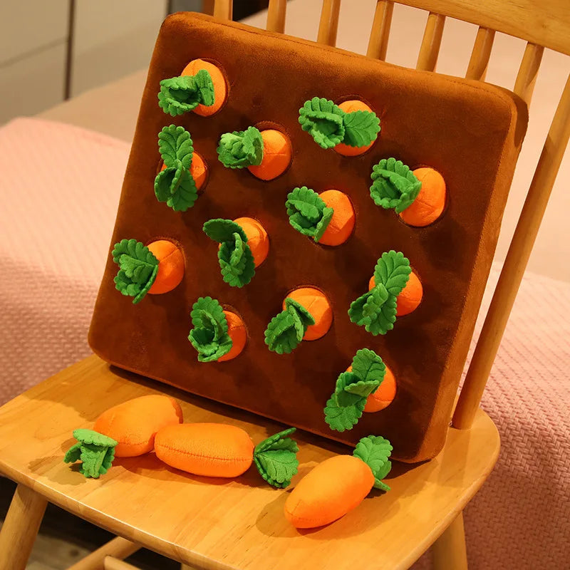 Carrot Hunter - Pull Radish Plush Toy