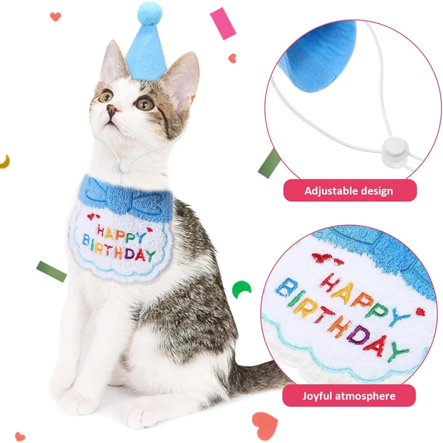 Birthday Bib and Hat Set