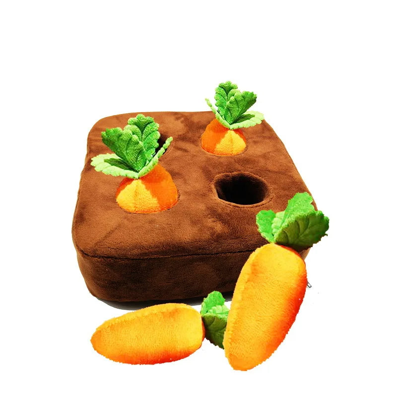 Carrot Hunter - Pull Radish Plush Toy