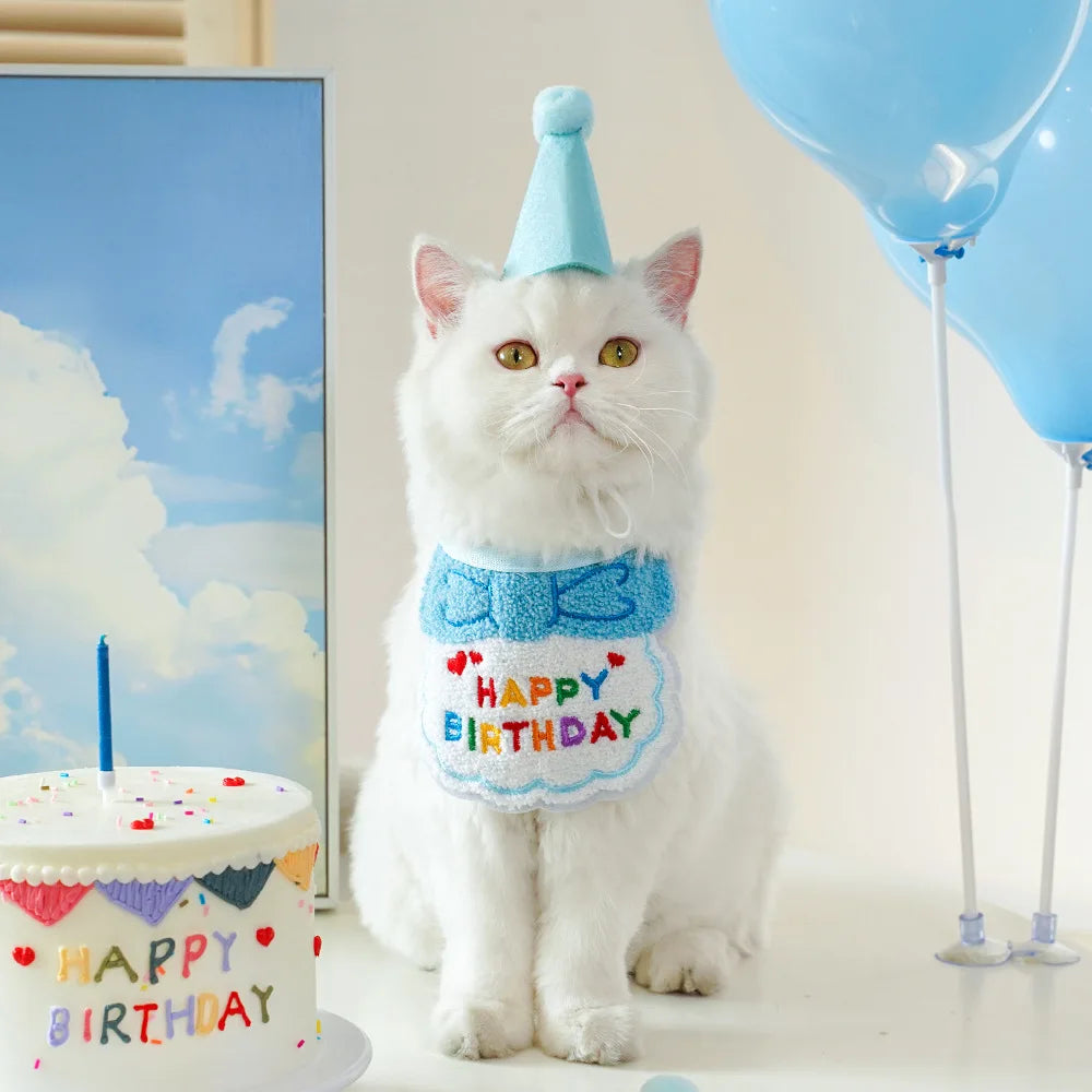 Birthday Bib and Hat Set